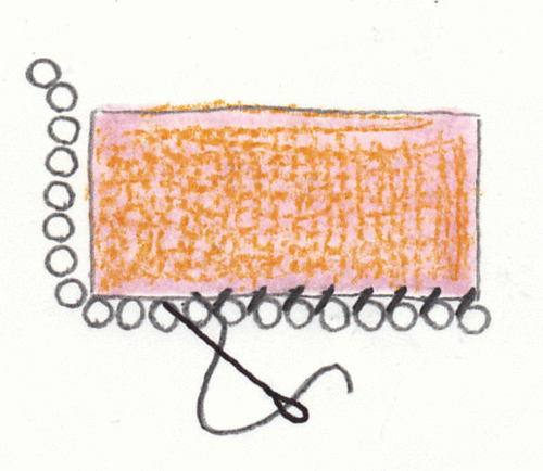 Sew-beads-on-valance How to Sew-beads-on-window valance