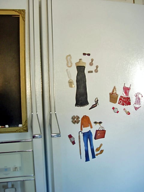Chic Simple on the Fridge