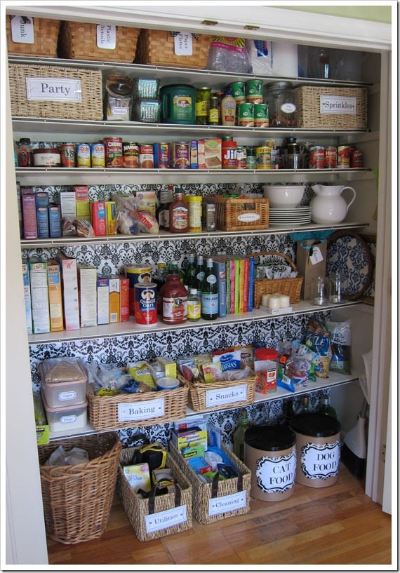 How we Turned a Coat Closet into a Functional, Organized Pantry