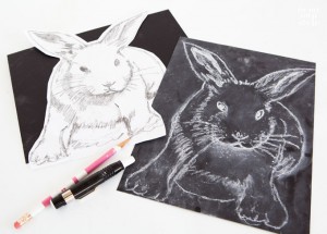 How to Make 3D Easter Chalkboard Art - In My Own Style