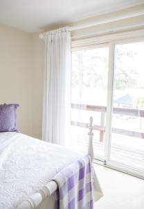 Sliding glass door window covering ideas