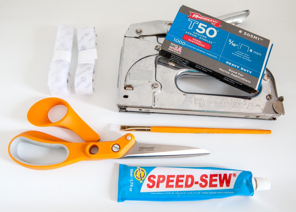 Use What You Have Decorating Cushioned Headboard In My Own Style