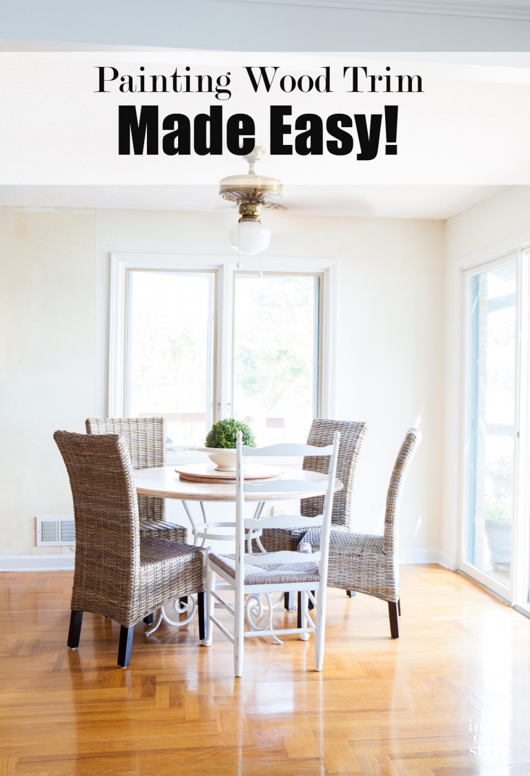 DIY: Window Trim Painting Tricks - In My Own Style