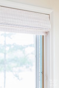 Where to buy white bamboo window shades | In My Own Style blog