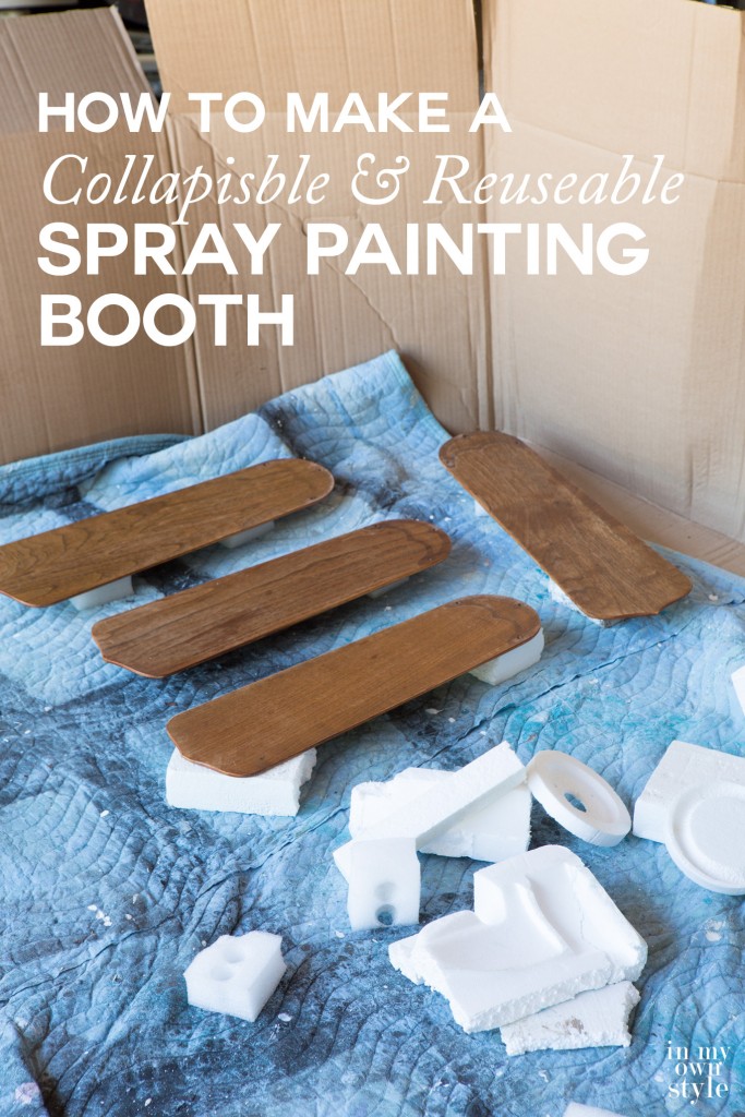 How to Paint a Ceiling Fan Without Taking It Down In My Own Style