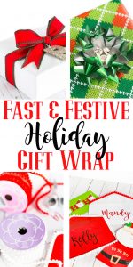Creative gift wrapping ideas that are fast and festive for the holidays