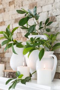 Winter decorating ideas that are fast and easy. Budget friendly decor.