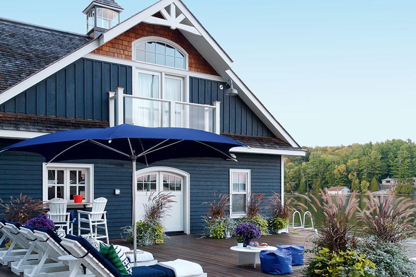 Lake House exterior paint colors