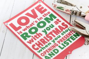 Free Printable Christmas Doorknob Decoration - In My Own Style
