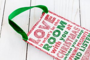 Free Printable Christmas Doorknob Decoration - In My Own Style
