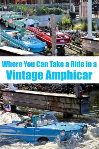 Where you can take a ride in a vintage Amphicar.