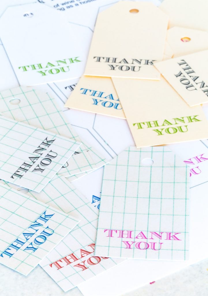 cut out and ready to use free printable thank you gift tags