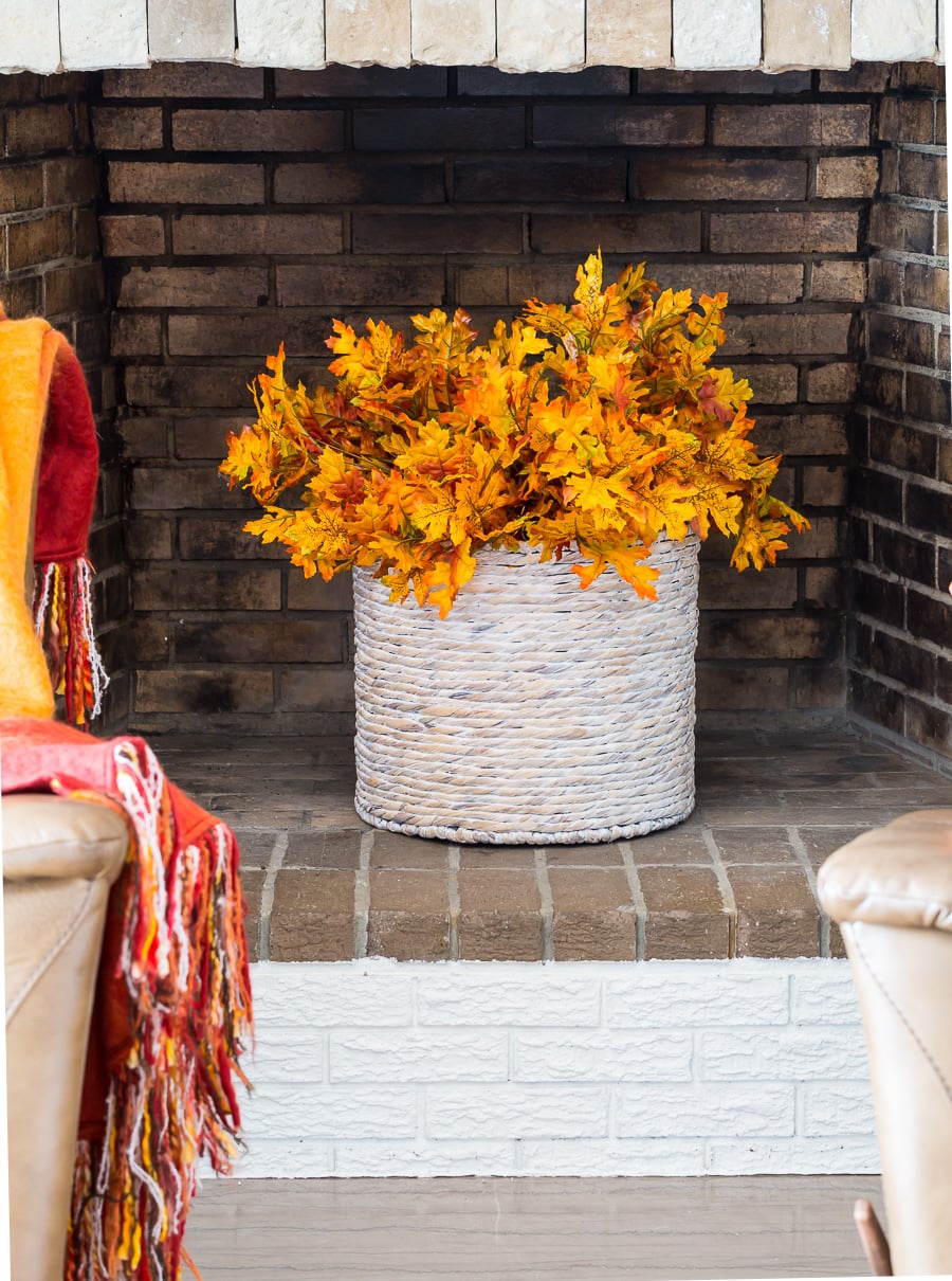 Simple Fall Branch How to Style the Same Faux Fall Leaf Branch 3 Different Ways - In My ...