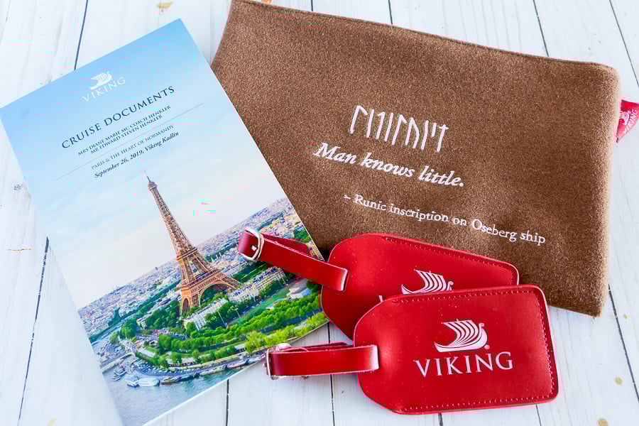 Viking River Cruise Trip Documents and Luggage Tags