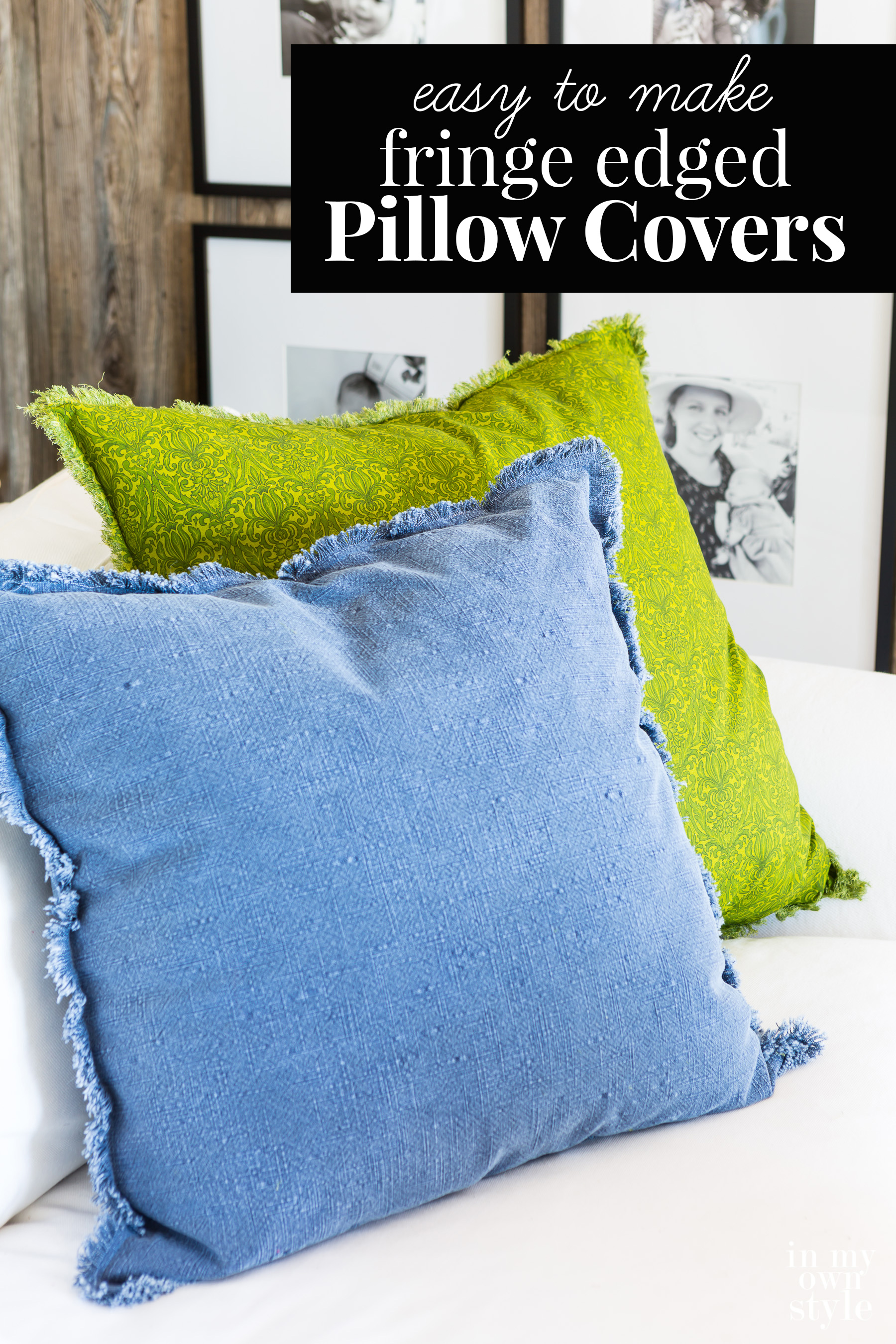How to Make Fringe for a Pillow In My Own Style