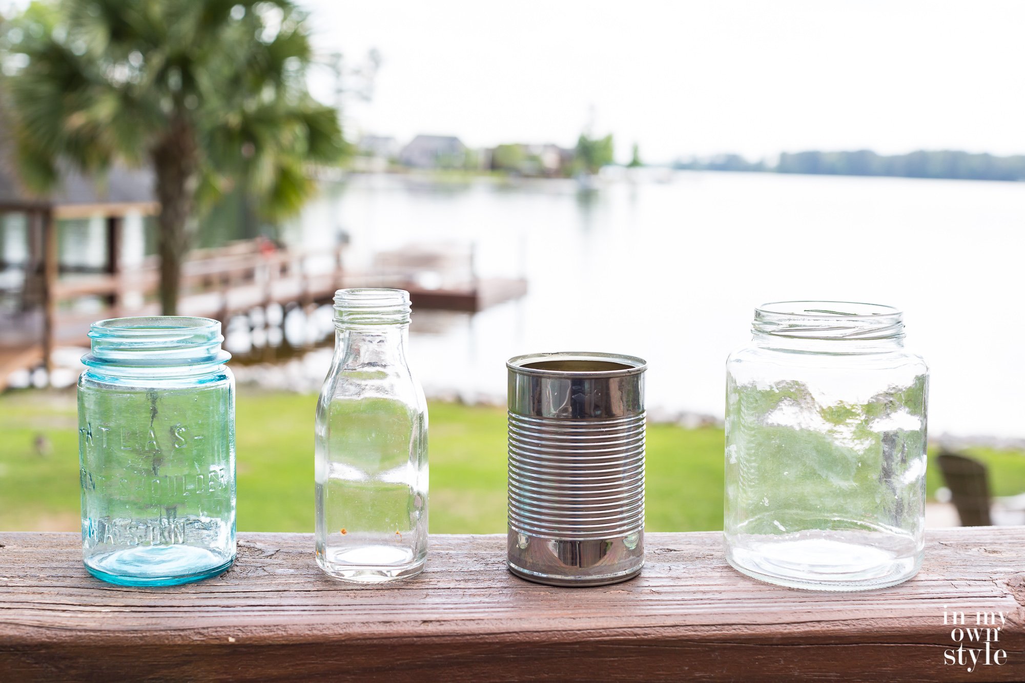 Patio Umbrella Table Centerpiece That Is Easy to Make In My Own Style