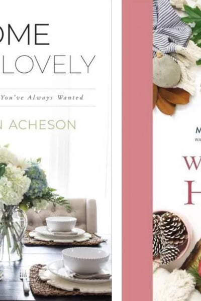 Two decorating books Home Make Lovely and Welcome Home