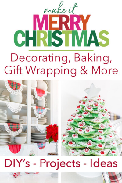 Christmas decorating projects and ideas for decorating baking gift wrapping and more.