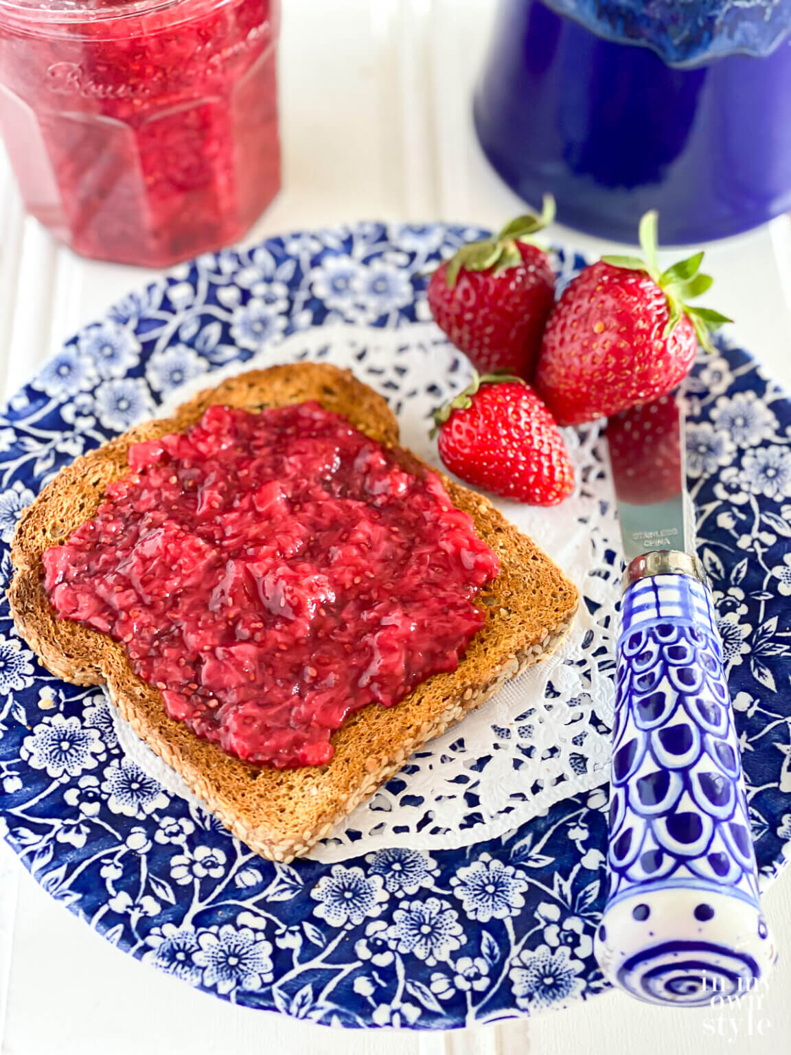 Berry JamNo Sugar Recipe, My Kitchen Garden & Healthy Tips WFPB In