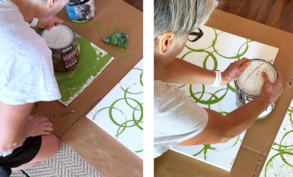 DIY Modern Wall Art Painting on Canvas - In My Own Style