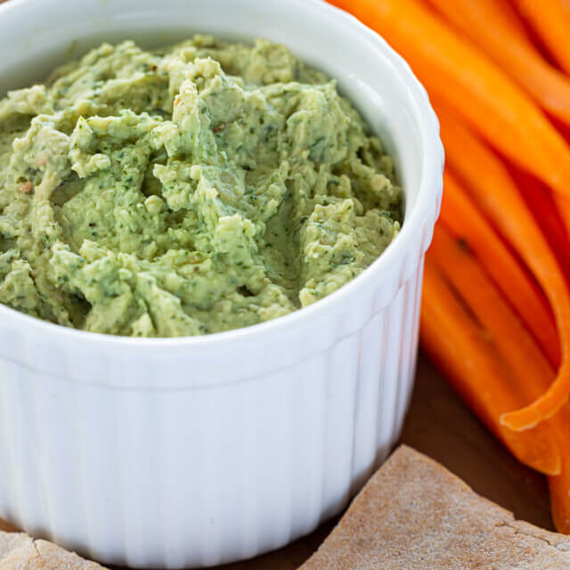 Vegan No Oil White Bean & Basil Hummus In My Own Style