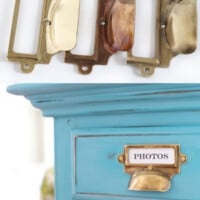 3 shades of brass pulls bright, dark, and burnished