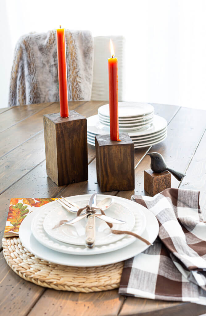 DIY Wooden Candle Holders The Easiest Project Ever In My Own Style