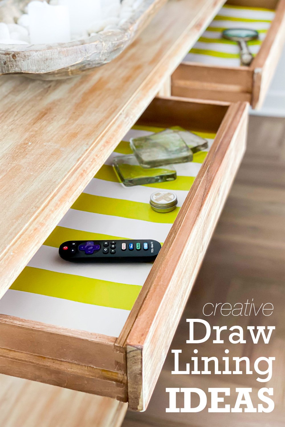"The Easy Trick" on How to Line a Drawer In My Own Style