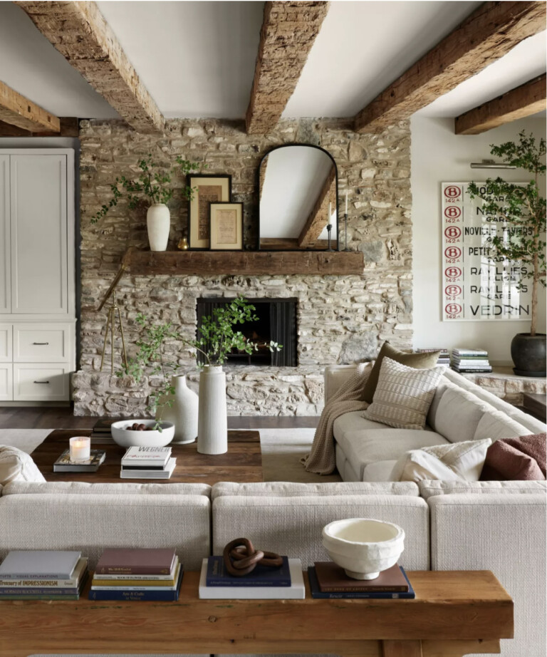 Magnolia Home Rustic living room