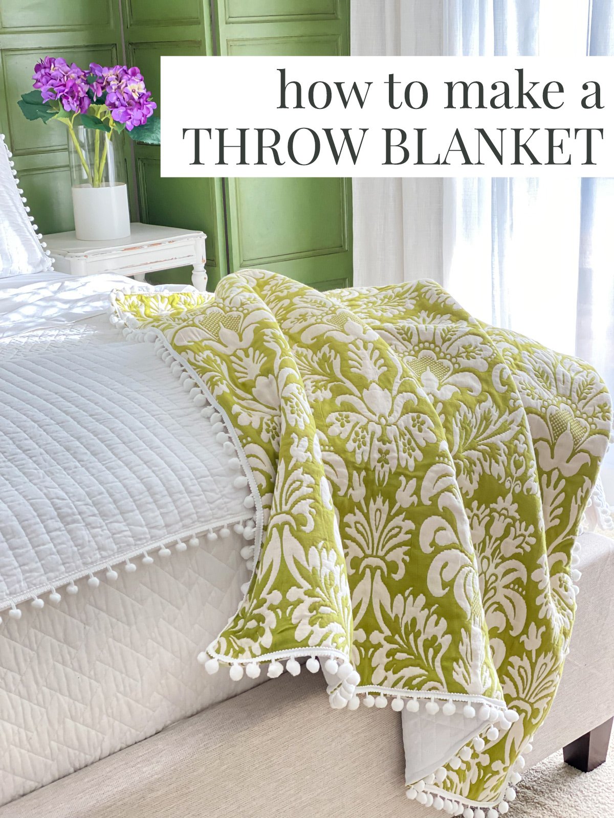How to Make a Pretty Fabric Throw Blanket Has Never Been Easier In My Own Style