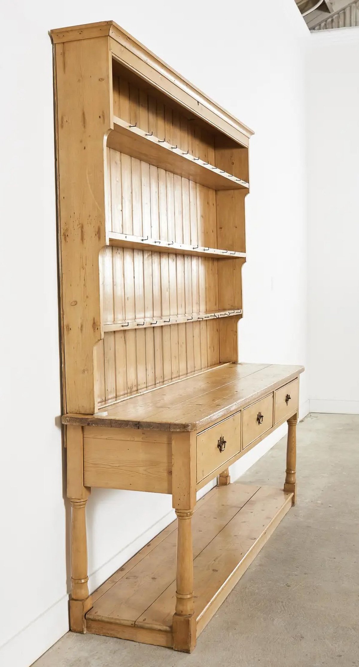 Decorating With a Country Antique Pine Hutch In My Own Style