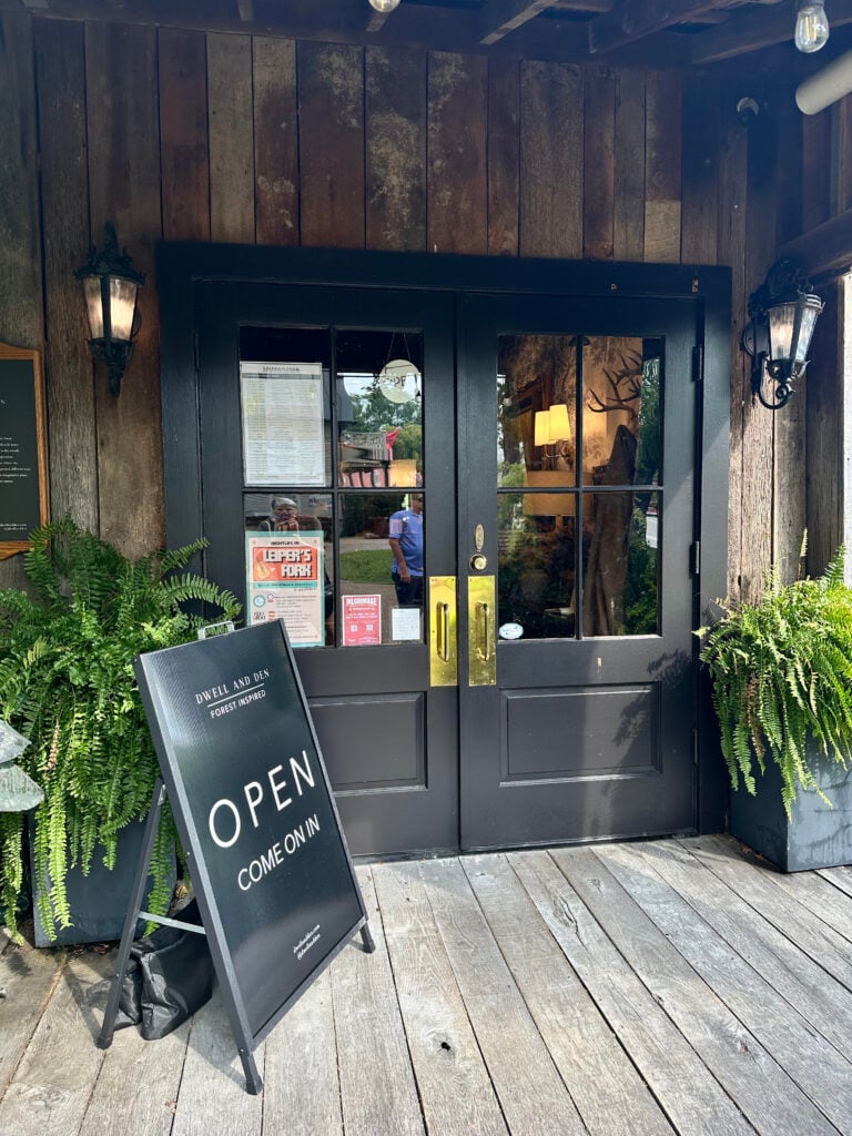 black doors on a shop in TN