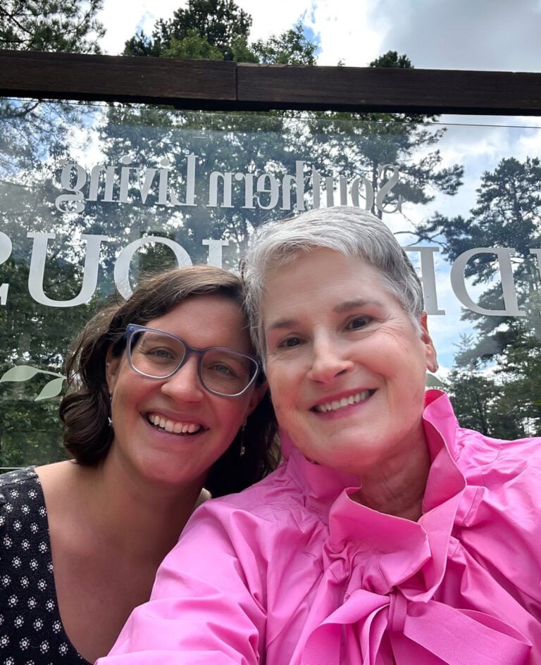 Mandy and Diane at the Southern Living Idea House 2025