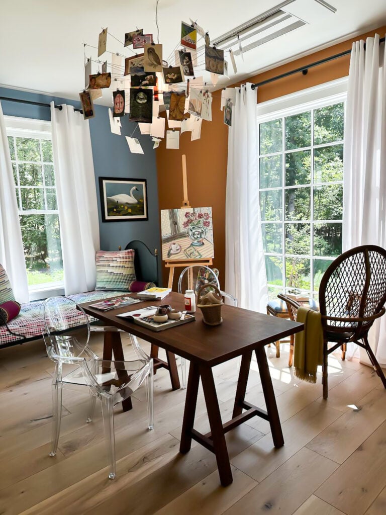 craft room at the Southern Living Idea House 2025
