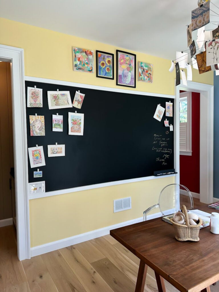 chalk board wall on SL idea home craft room