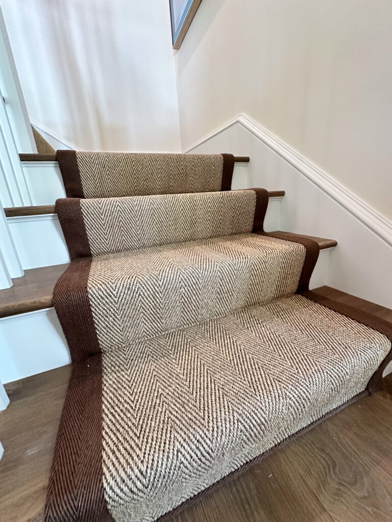 Southern Living Idea Home 2025 staircase runner