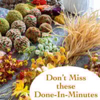 fall decor spread out on a floor to use to decorate a home for the fall season using fast and easy autumn decor ideas.