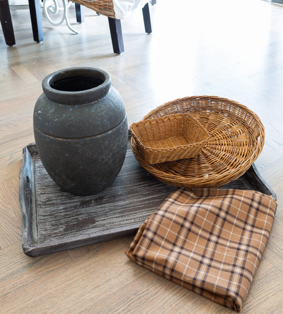 fall looking decorating accessories that can be used anytime of the year.