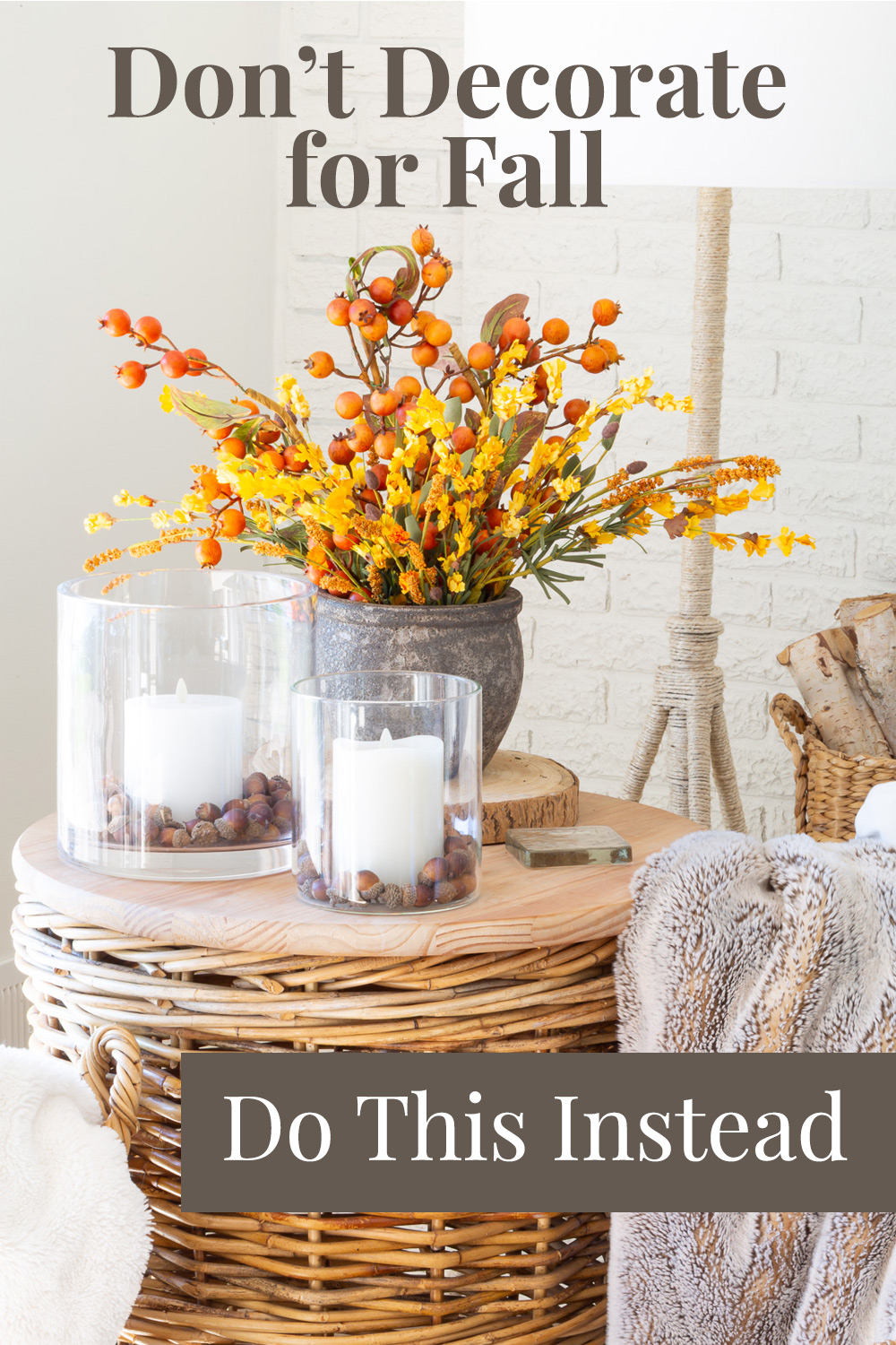 Pinterest Fall Inside The Cozy Side of Fall: Decorating Through the Five Senses - In My Own Style