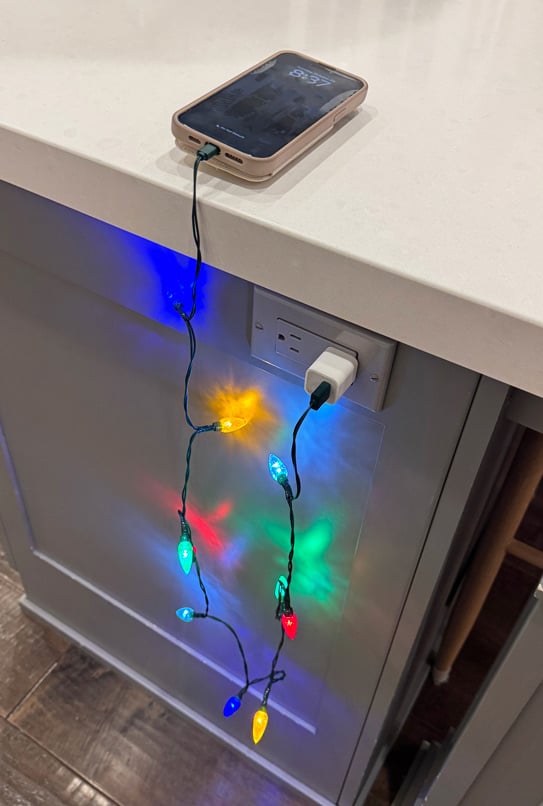iphone Christmas light charger