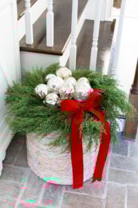 Have You Ever Decorated With a Christmas Wreath This Way?