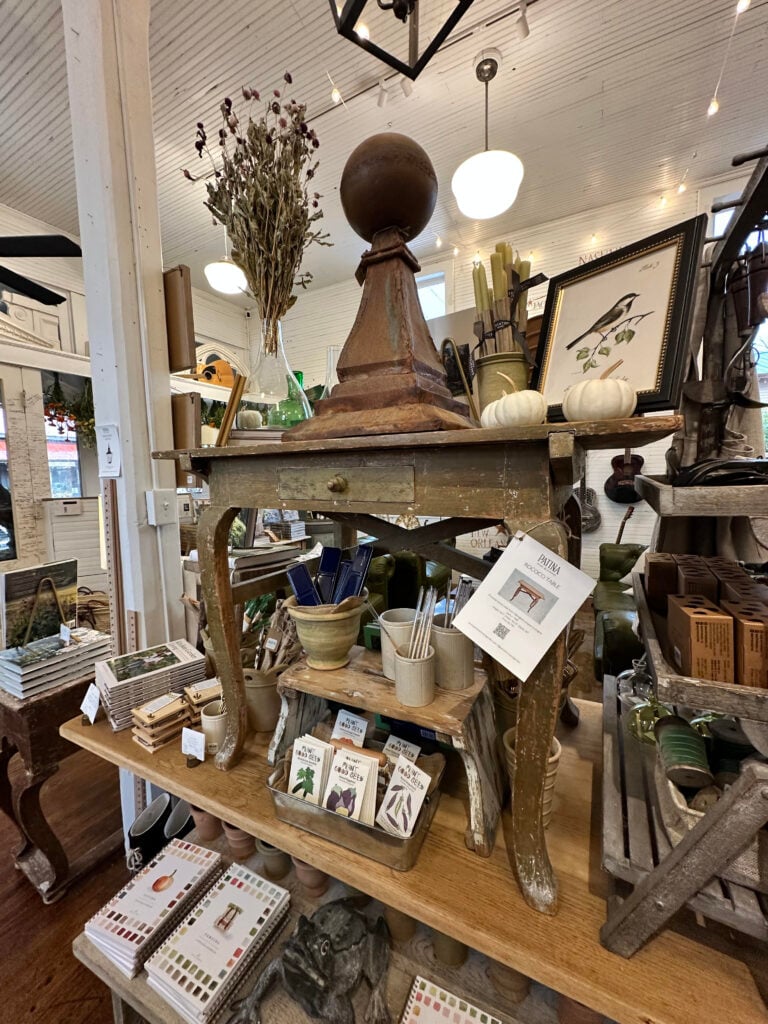 Inside Patina Farm store