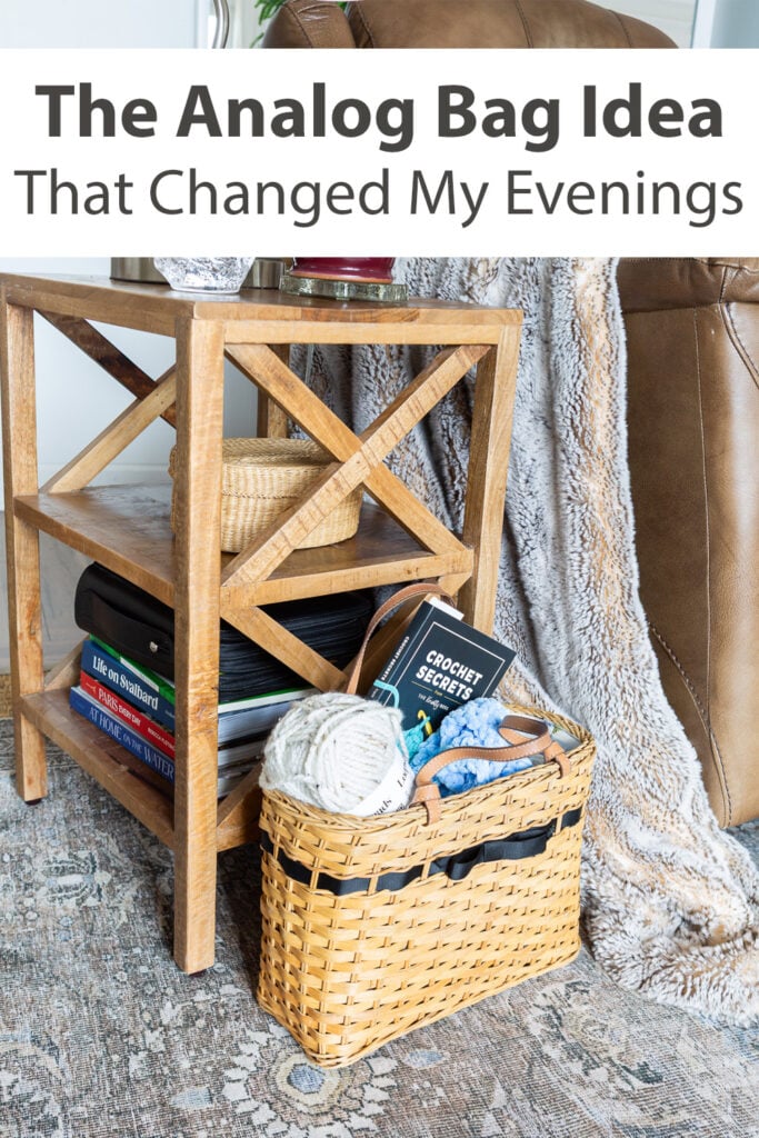 The Analog Bag Idea That Changed My Evenings