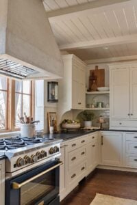 transitional kitchen by Laura Dave