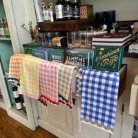 colorful kitchen towels