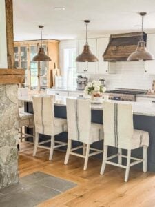kitchen that has evolved over the years